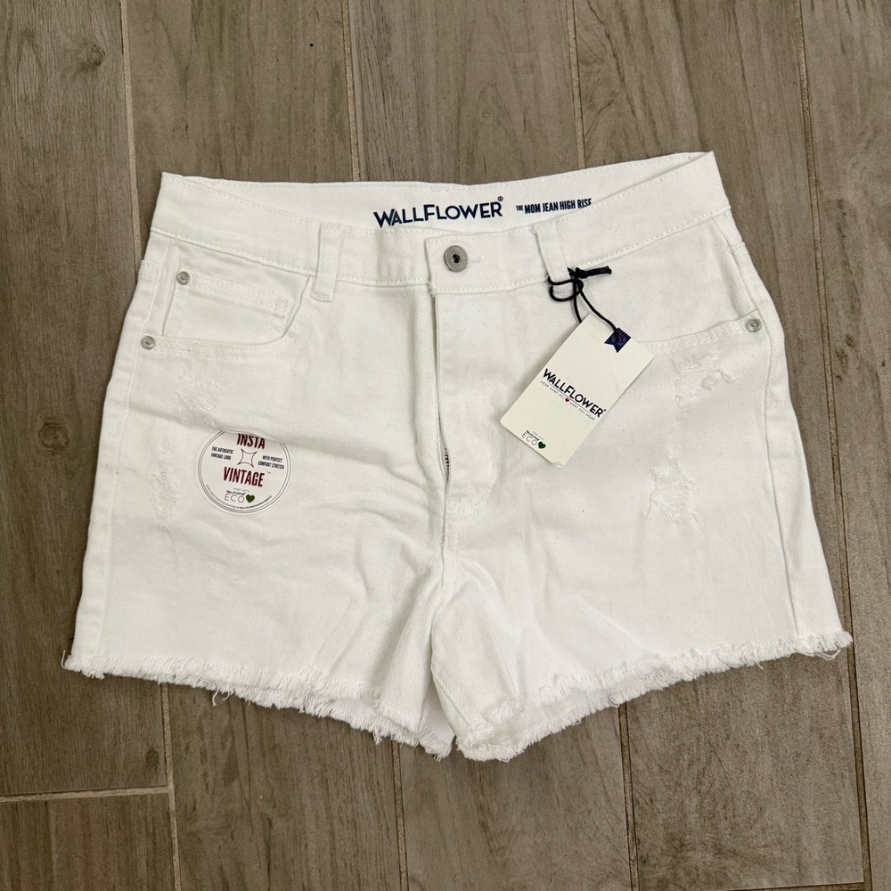 Wallflower Mom High Rise Jean Shorts